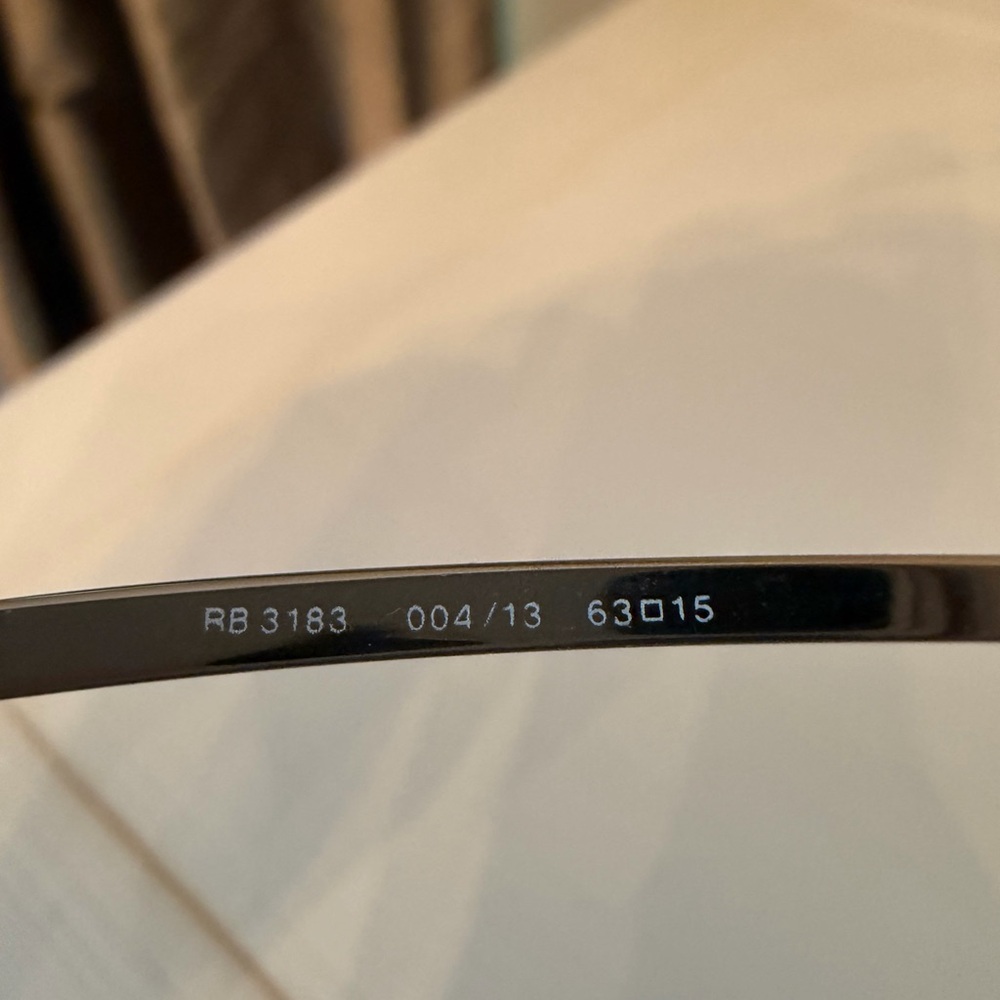 Ray-Ban Y2K Sunglasses, 3183 004/13  , 63 ⬛️ 15 - Picture 3 of 5